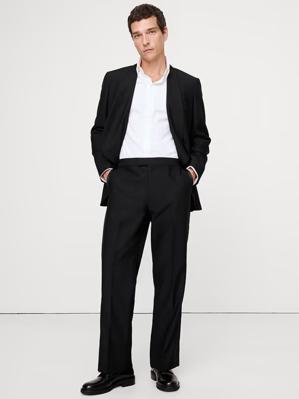 Banana Republic new Men's Black Tuxedo Pants